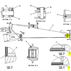 Simering prindere cupa Caterpillar 307