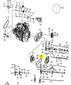 Curea motor miniincarcator Bobcat 853