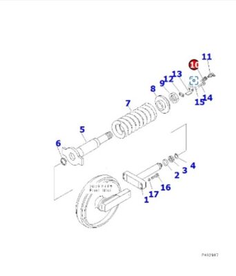 Gresor intindere senila Komatsu D68E