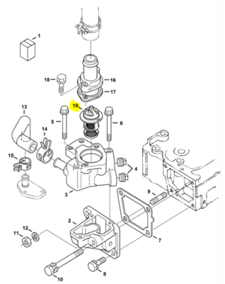 Termostat incarcator frontal Bobcat AL275