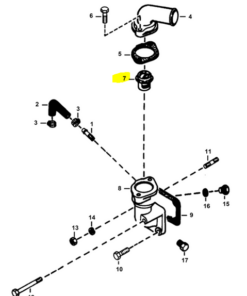 Termostat miniincarcator Bobcat S175